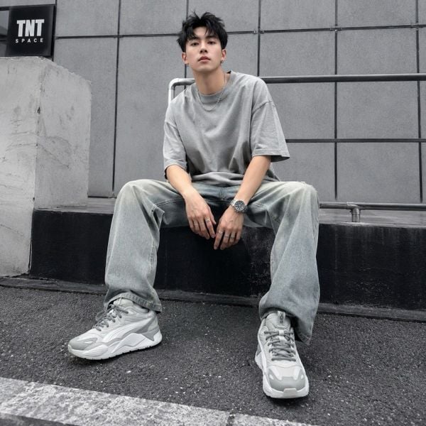 Giày Puma RS-X Efekt Premium Grey Olive - 390776-56 - 1366