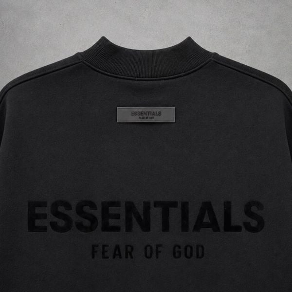 Áo Sweater Fear Of God Essentials Crewnek Black 2022 - 192SU224430F - 140