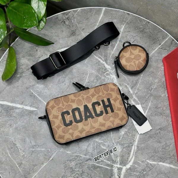 Túi Coach Charter Slim Crossbody In Signature Canvas Graphic - CZ008 - 1142