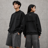 Áo Sweater Fear Of God Essentials Crewnek Black 2022 - 192SU224430F - 140