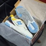 127 - New Balance 550 Yellow University Blue - BB550NCF