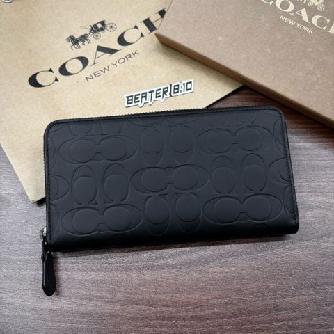 972 - Ví Coach Accordion Zip Wallet In Signature Leather - CE551869
