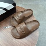 938 - Dép Adidas Adilette Trefoil Badge Slide Flax