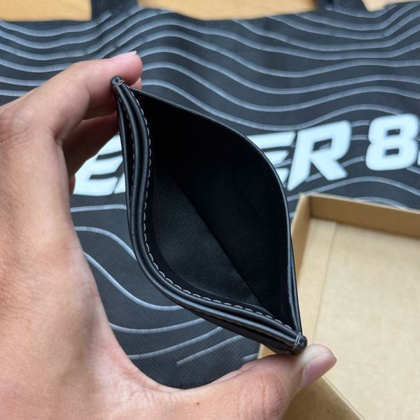 862 - Ví Coach Card Case Canvas Da Trơn Dáng Gập Đứng Logo C - CM435