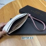 883 - Ví Coach 'Sand Pink' Corner Zip Monogram Wristlet In Signature Canvas - D2592 - CAQ75