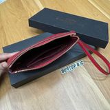 884 - Ví Coach 'Berry Red' Corner Zip Monogram Wristlet In Signature Canvas - H2592 - CAQ75