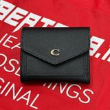 1021 - Ví Coach Nữ Gập 3 Wyn Small Wallet Sport Black - C2328