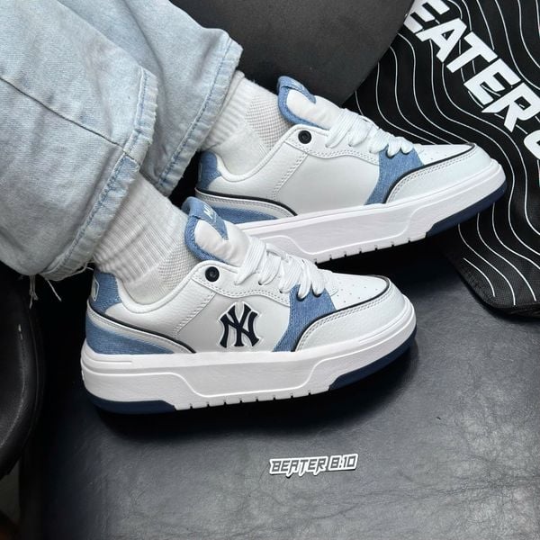 1033 - Giày MLB Chunky Liner Denim Pocket New York Yankees Navy - 3ASXD015N-50NYS