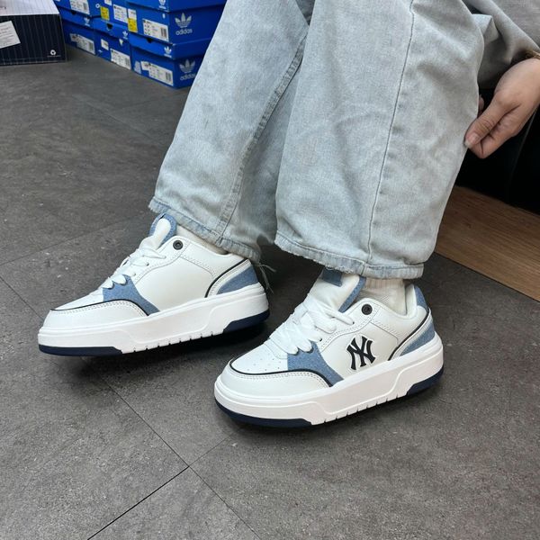 1033 - Giày MLB Chunky Liner Denim Pocket New York Yankees Navy - 3ASXD015N-50NYS