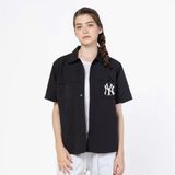 838 - Áo Sơ Mi New Era Yankees Styles Black Woven Shirt - 13957236