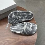 1037 - Dép Adidas Adilette Trefoil Badge Xám Tiedie