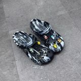 Dép Crocs Baya Lined Marbled Clog 'Black White' - 208333-0C4 - 1067