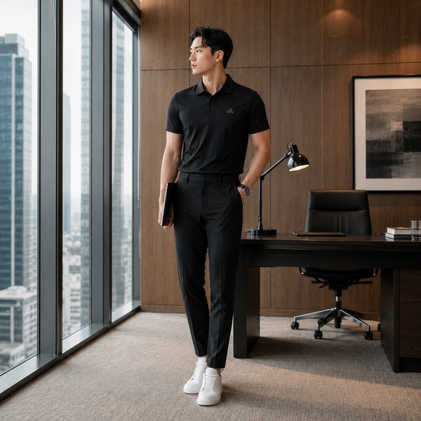 Áo Polo Adidas Ultimate365 Solid Black - IM8409 - 1213