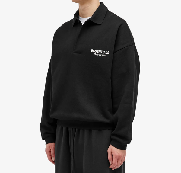 1023 - Áo Polo Fear of God Essentials Core Logo Fleece Sweatshirt 
