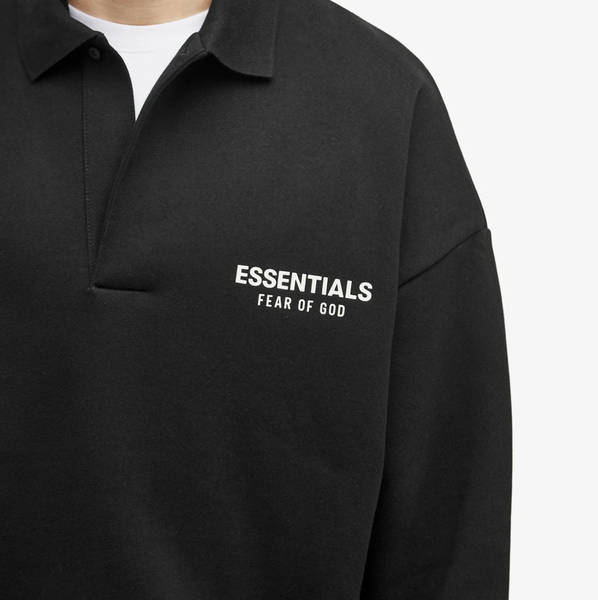 1023 - Áo Polo Fear of God Essentials Core Logo Fleece Sweatshirt 
