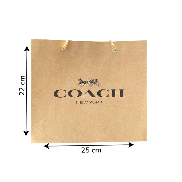 857 - Túi Giấy Coach Quà Tặng Đựng Túi Ví Nhỏ Gọn, Sang Trọng, Lịch Sự