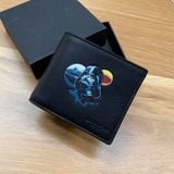 163 - Ví Coach da Nam 3 In 1 Canvas Dáng Gập Vuông, Kèm Card Holder