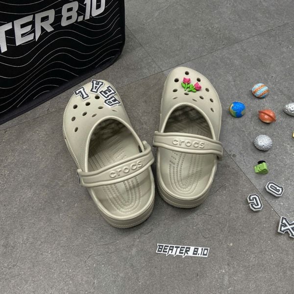 933 - Dép Sandal Clog Unisex Crocs Classic Linen