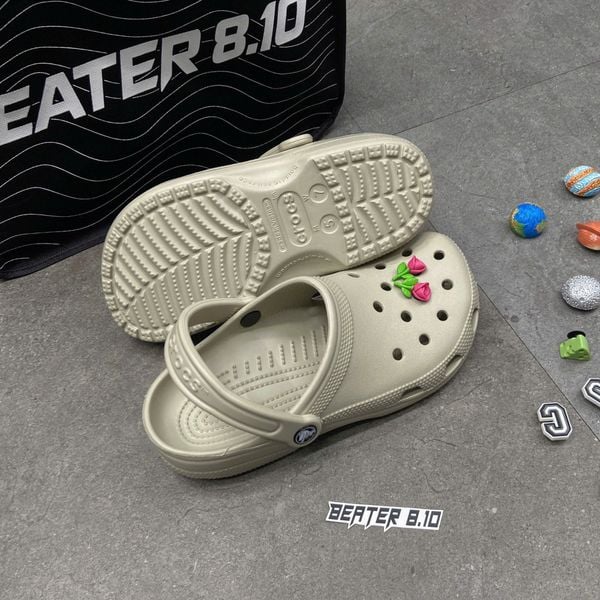 933 - Dép Sandal Clog Unisex Crocs Classic Linen