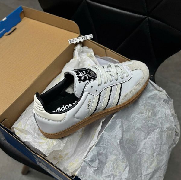 Giày Adidas Samba OG J 'Cloud White' - IH5585 - 1136