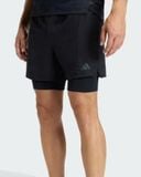 Quần Short Thể Thao Adidas 2 Trong 1 PrimeLift Black - JI8203 - 1191