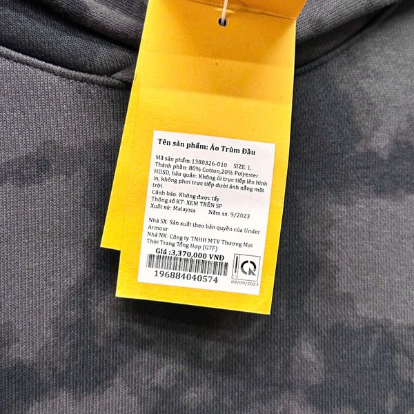 Áo Hoodie Under Armour Curry Acid Wash Sweatshirt Hoodie 'Black Grey' - 1380326-010 - 1273