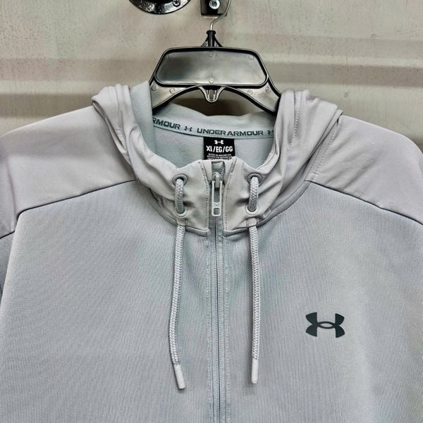 Áo Hoodie Zip Under Armour Essentials Swacket Hoodie Jacket 'Grey' - 1378824-011 - 1275