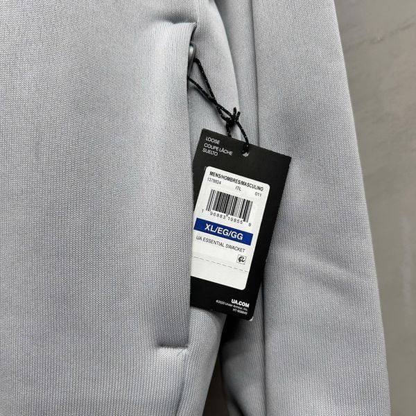 Áo Hoodie Zip Under Armour Essentials Swacket Hoodie Jacket 'Grey' - 1378824-011 - 1275