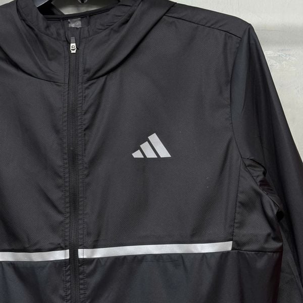 Áo Khoác Zip Adidas Own the Run 'Black' - HM8435 - 1284
