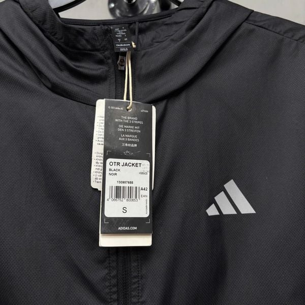 Áo Khoác Zip Adidas Own the Run 'Black' - HM8435 - 1284