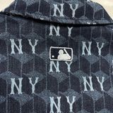 Áo Sơ Mi MLB Denim Cube Monogram Deep Navy Blue - 3ADRM0734-50NYD - 1345