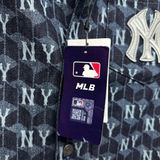 Áo Sơ Mi MLB Denim Cube Monogram Deep Navy Blue - 3ADRM0734-50NYD - 1345