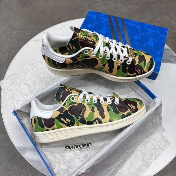 Giày Adidas Stan Smith x BAPE 30th Anniversary ABC Camo - IG8949 - 1343