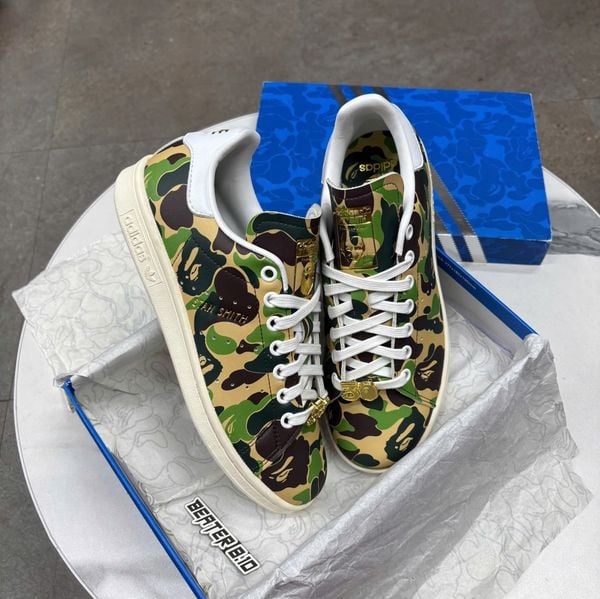 Giày Adidas Stan Smith x BAPE 30th Anniversary ABC Camo - IG8949 - 1343