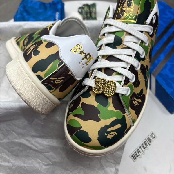 Giày Adidas Stan Smith x BAPE 30th Anniversary ABC Camo - IG8949 - 1343