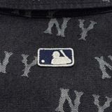 Áo Sơ Mi MLB Denim Unisex Classic Monogram Jacquard - 3ADRM0141-50NYD - 1352