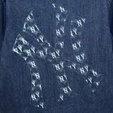 Áo Sơ Mi MLB DenimCube Monogram Big Lux - 3ADRM0434-50NYD - 1347