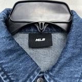 Áo Sơ Mi MLB Denim Basic Mega Logo Indigo - 3ADRB0641-50INS - 1346