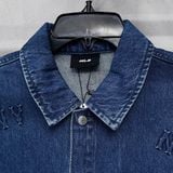 Áo Sơ Mi MLB Denim Classic Embossed Monogram - 3ADRM0841-50INS - 1348