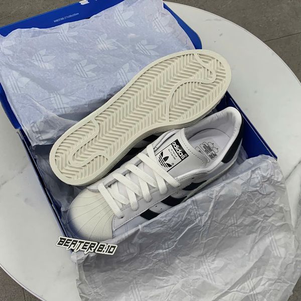 Giày Adidas Originals Superstar 82 White Black - JI2025 - 1371