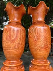 Lục Bình Gỗ Hương Đỏ Cao 180Cm Đường Kính 58cm