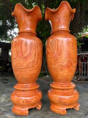 Lục Bình Gỗ Hương Đỏ Cao 180Cm Đường Kính 58cm