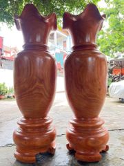 Lục Bình Gỗ Hương Đỏ Cao 200Cm Đường Kính 64cm