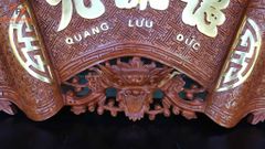 Cuốn Thư Câu Đối- Kích Thước 175( CT175x81-CĐ 175*26)- Gỗ Hương Đá