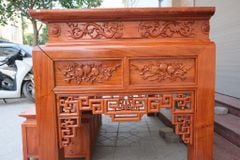Bàn Thờ Đứng Gỗ Hương Đá - Kích Thước 197x107x117cm Giả Osa + Tủ Cơm