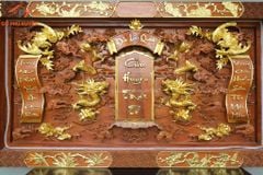 Cửu Huyền Thất Tổ Gỗ Kích Thước 176x96x9- Gỗ Gụ Lào