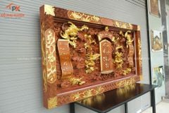 Cửu Huyền Thất Tổ Gỗ Kích Thước 176x96x9- Gỗ Gụ Lào