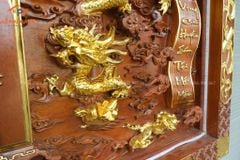 Cửu Huyền Thất Tổ Gỗ Kích Thước 176x96x9- Gỗ Gụ Lào