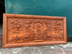 Cửu Huyền Thất Tổ Gỗ Kích Thước 150x60x4- Gỗ Hương Đỏ Nam Phi