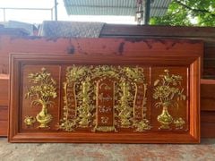 Cửu Huyền Thất Tổ Gỗ Kích Thước 150x60x4- Gỗ Hương Đỏ Nam Phi